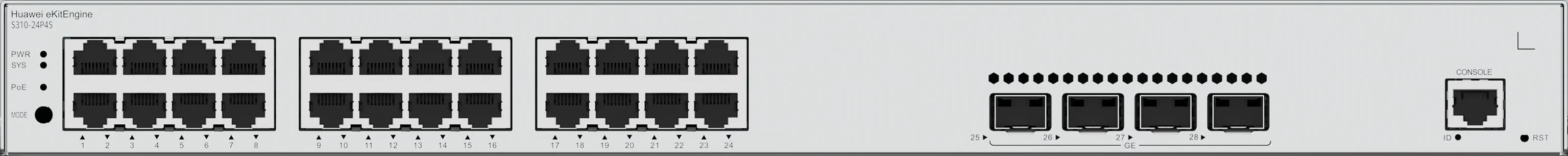 Switch eKit L2 Full 24*GE(PoE+)+4*SFP