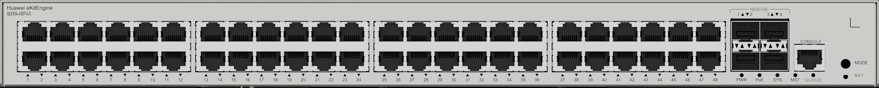 Switch eKit L2 Full 48*GE(PoE+)+4*SFP+