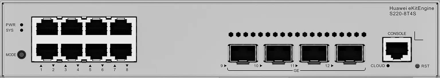 Switch eKit L2 Web 8*GE+4*SFP