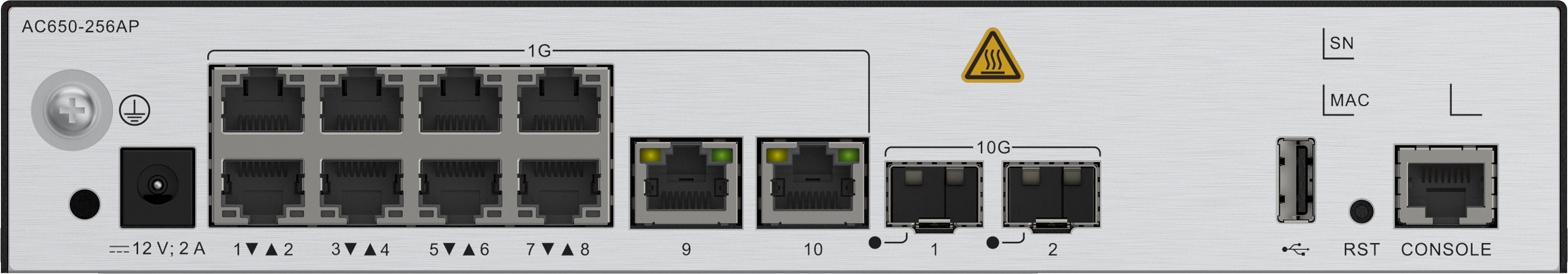 WAC eKit 10*GE+2*SFP+ 256 Lic para AP